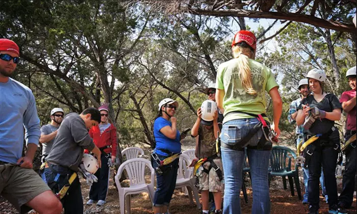 Zipline Tour with GoPro Headset Rental for One, Two, or Four at Wimberley Zipline Adventures (Up to 36% Off)   - Second Medium