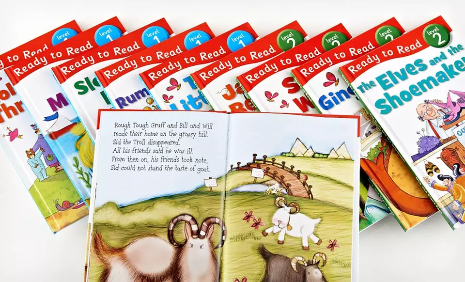 $19.99 for a Set of 10 Ready to Read Hardcover Children’s Storybooks with Reading Aids ($89.50 List Price) - Second Medium