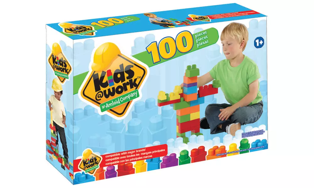 Kids@Work Building Blocks Set (100-Piece) - Second Medium