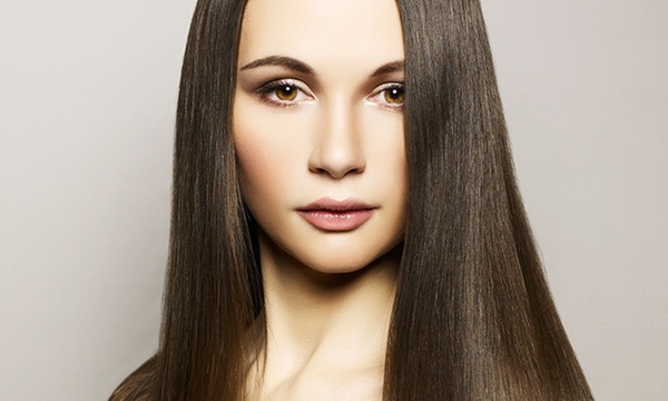 Permanent hair straightening on sale groupon