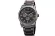 Men's Akribos 12 Diamond Markers Multi-Function Stainless Steel Bracelet Watch - Second Medium
