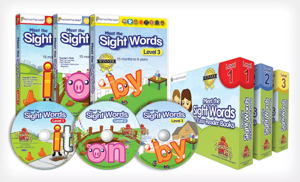 Preschool Prep Book and DVD Bundles (Up to 70% Off). Free Shipping. - Primary Image