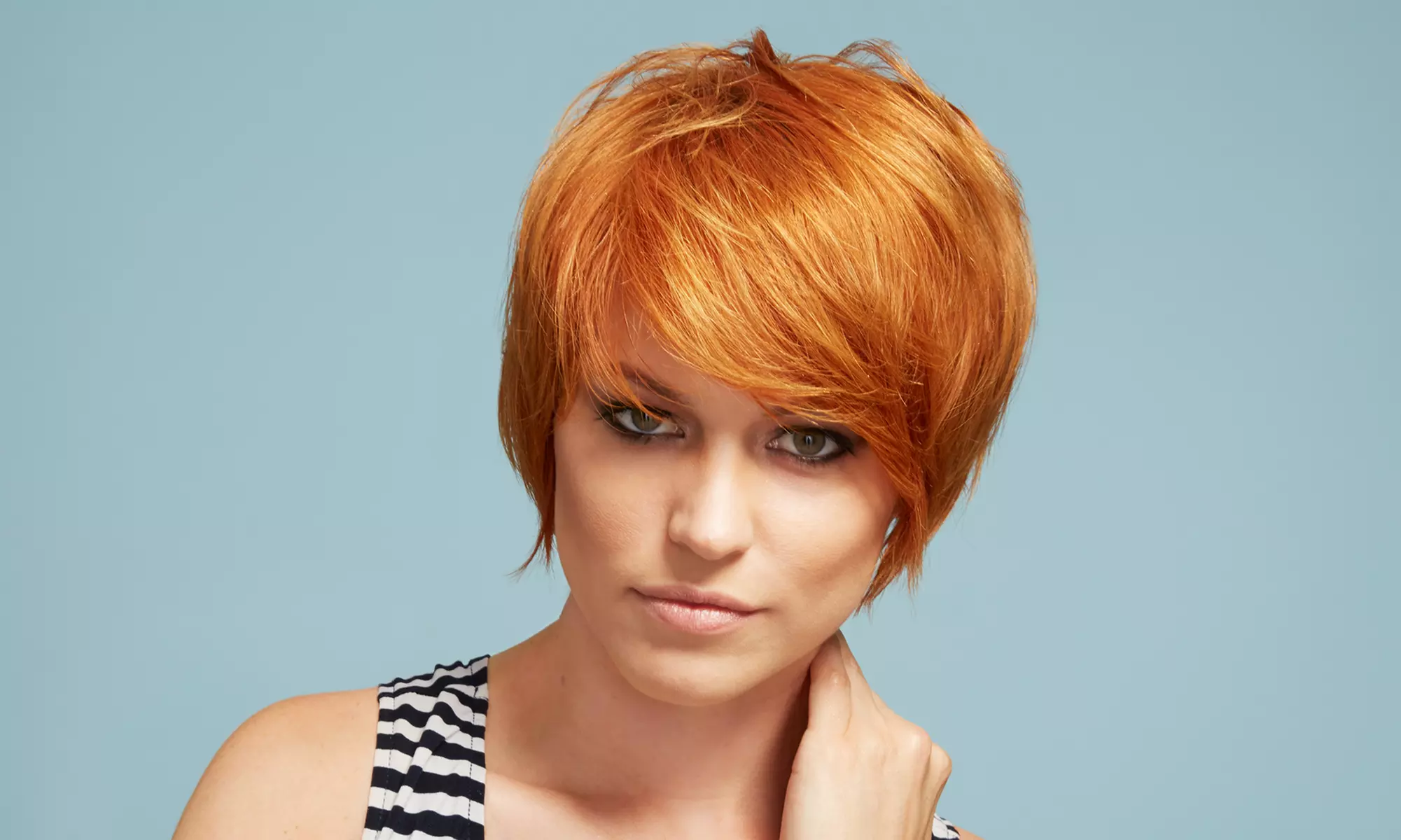 Haircut & Style with Optional Highlights and Toner at OM Vogue Hair Lounge (Up to 54% Off) - Primary Image