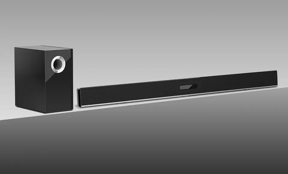 Toshiba SoundStrip Audio Speaker System with Wireless Subwoofer for 50" and Larger HDTVs. Free Returns. - Primary Image