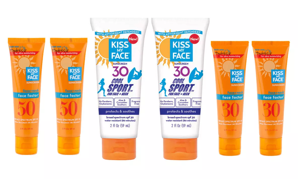 Kiss My Face SPF 30, SPF 50, or SPF 30 Sport Sunscreen (2-Pack) - Primary Image