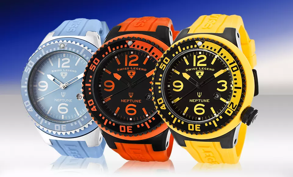 Swiss Legend Neptune Men's Watches. Multiple Styles Available. Free Returns. - Primary Image