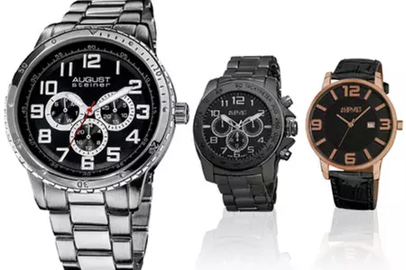Montre August Steiner, 12 modèles pour hommes au choix à 39,99€ (livraison offerte), jusqu’à 85% de réduction - Primary Image