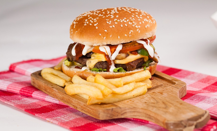 Image 1: Donner Kebab or Burger with Fries