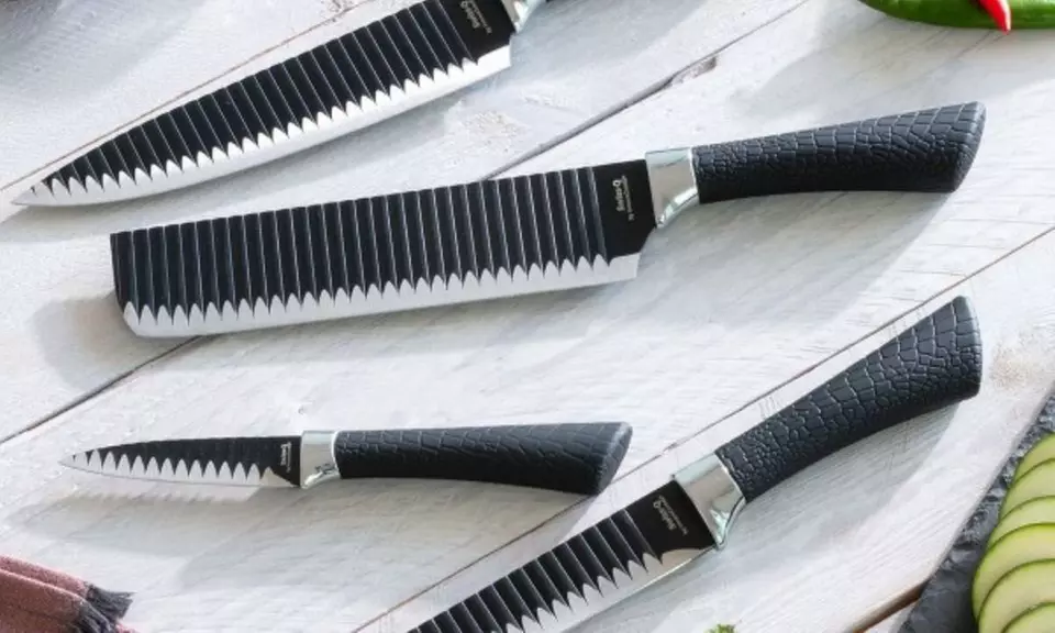 Ensemble de 4 couteaux de cuisine Black Shark