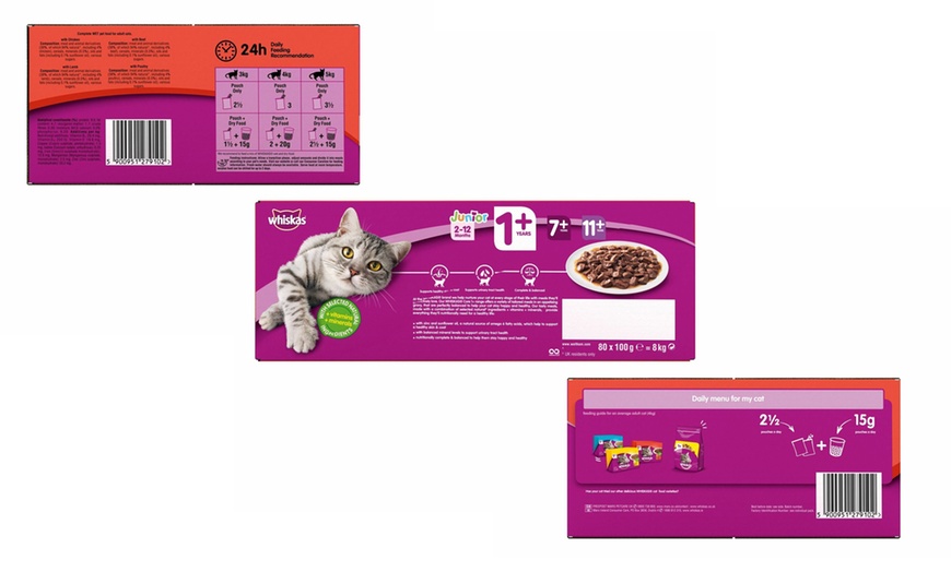 Image 17: Whiskas 80-Pouch Cat Food Box