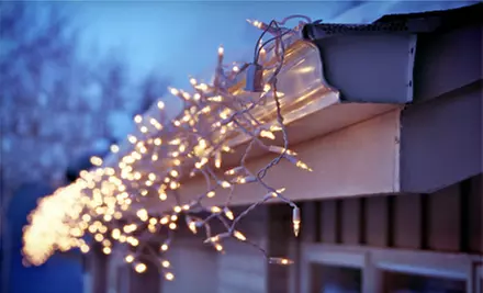 Holiday-Lights Installation for a One-Storey or Two-Storey Home from Niagara Christmas Lights (Up to 68% Off) - Primary Image