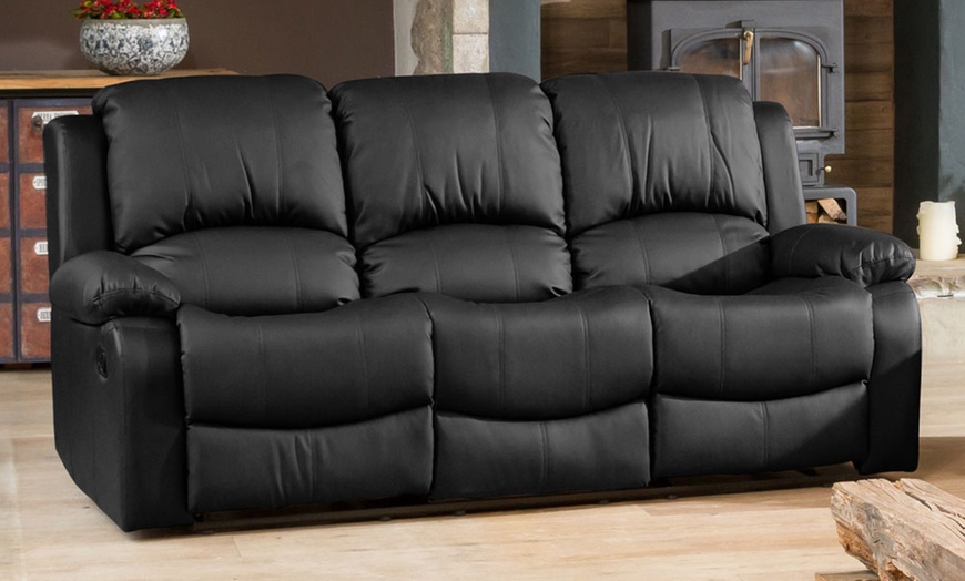 Image 12: Up to Three Reclining Sofa Sets 