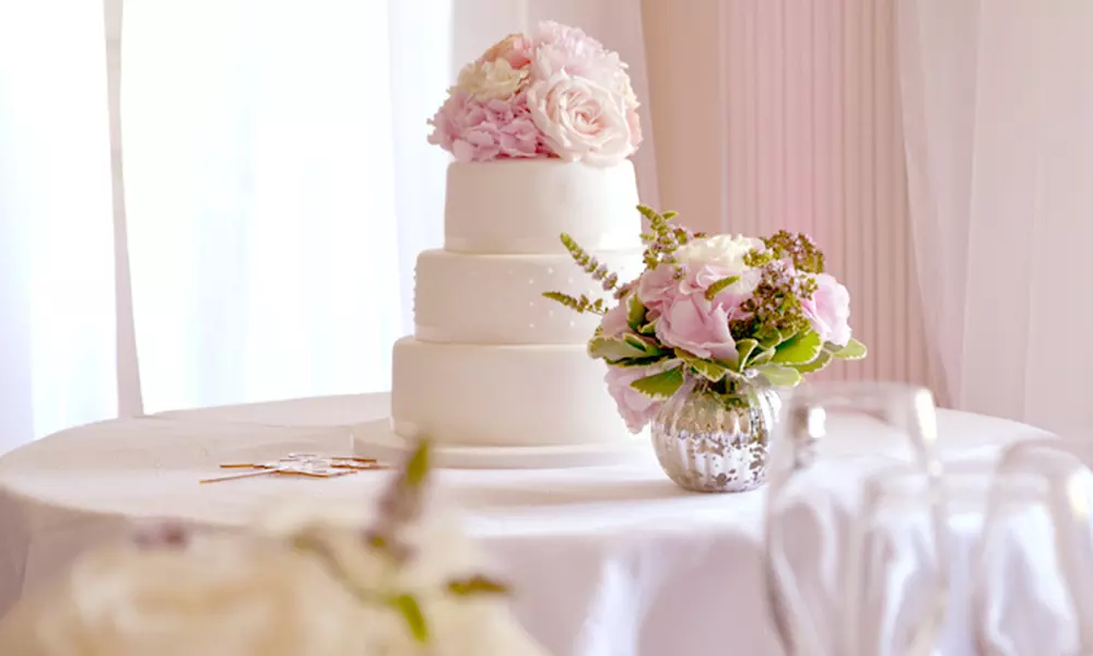 Two-Tier Wedding Cake