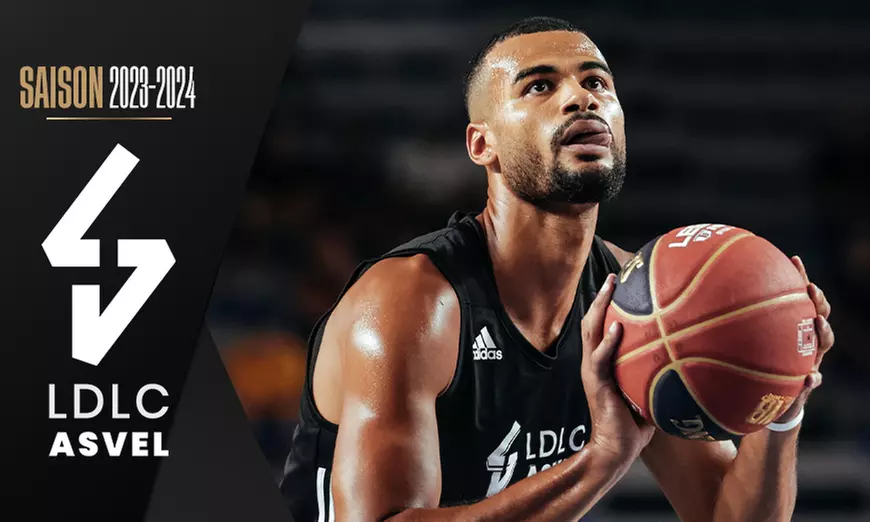 2 places pour LDLC ASVEL - 1/4 de finale Playoffs 2024, le 16 mai à 20h, tribune au choix à l'Astroballe - Second Medium