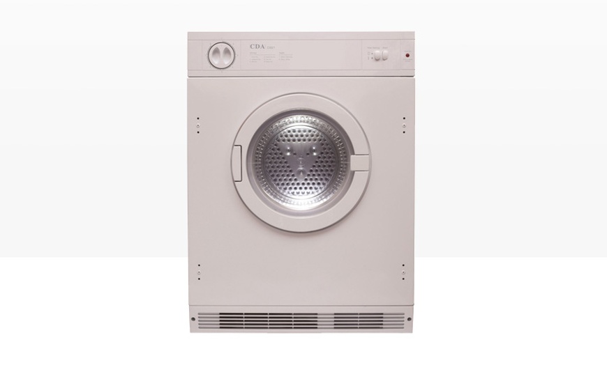 Image 1: CDA 7kg Integrated Tumble Dryer