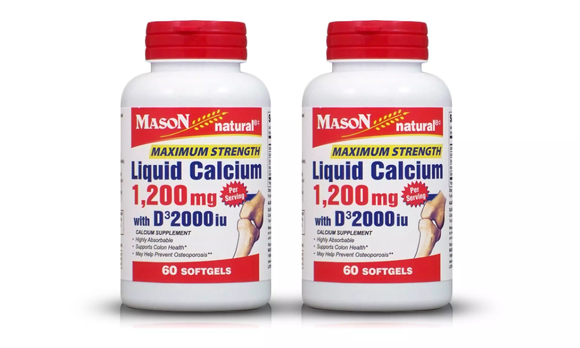 Liquid Calcium Softgels (2-Pack) | Groupon Goods