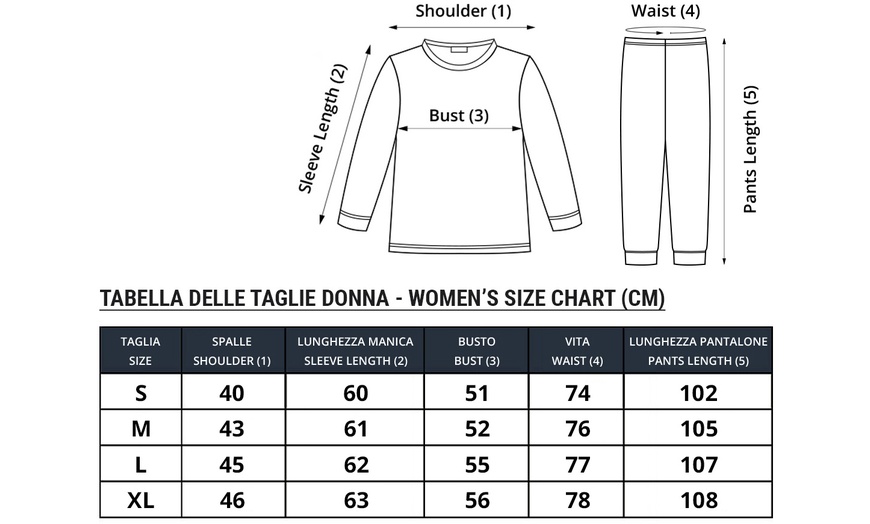 Image 2: Pigiama invernale da uomo o da donna Liabel
