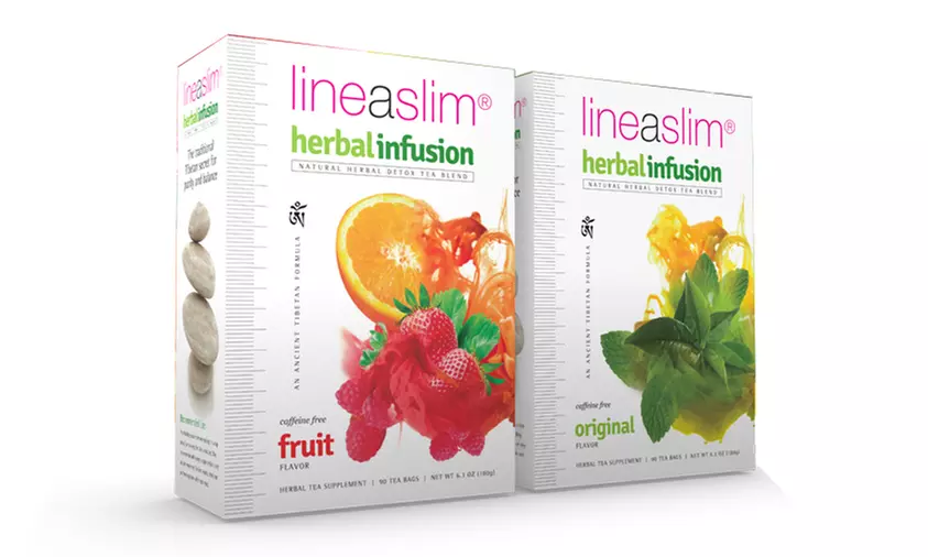 Lineaslim Natural Herbal Infusion Detox Tea - Primary Image