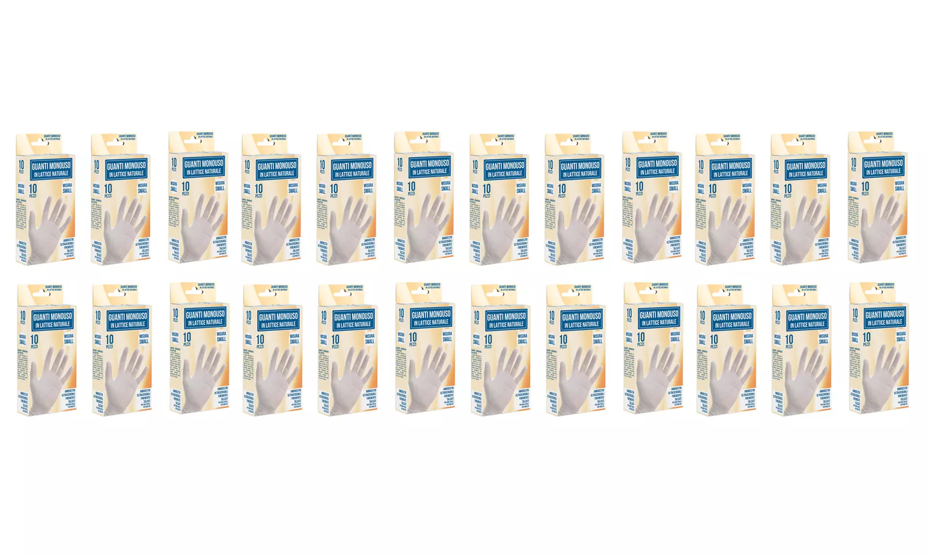 Fino a 1000 guanti in lattice