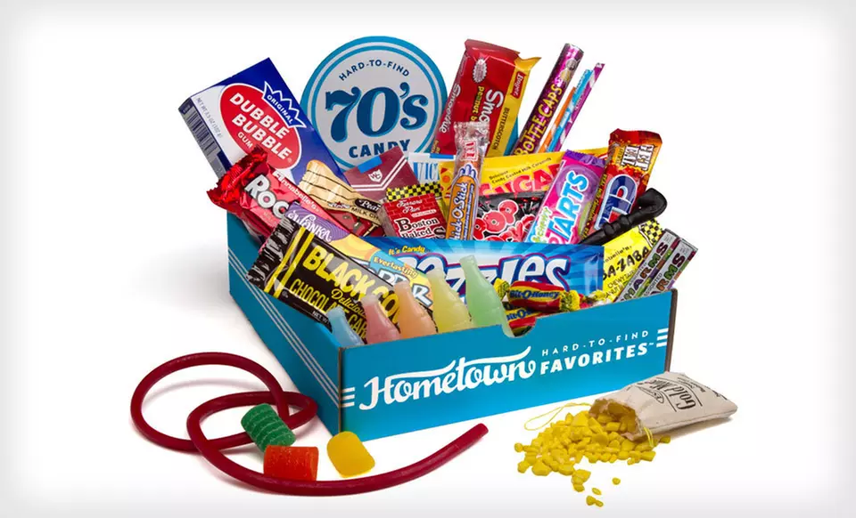 $23.99 for a Hometown Favorites Decade-Themed Candy Gift Box ($34.95 List Price). Four Options Available. Free Shipping. - Primary Image