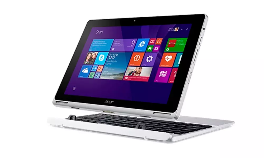 Acer Aspire Switch 10 10.1" Convertible Laptop with Intel Atom CPU, 2GB RAM, and 64GB Storage (Manufacturer Refurbished) - Primary Image
