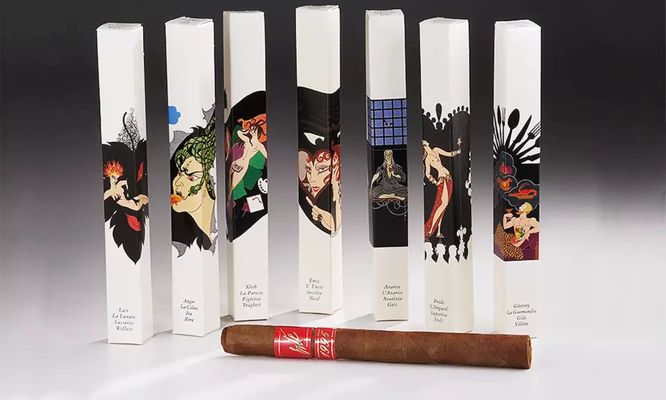 Famous Smoke Erté 7 Deadly Sins 14-Pack of Cigars - Primary Image