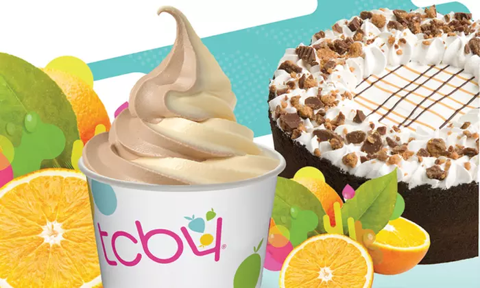 Frozen Yogurt Treats or One Eight-Inch Cake at TCBY Vancouver (Up to 50% Off) - Primary Image