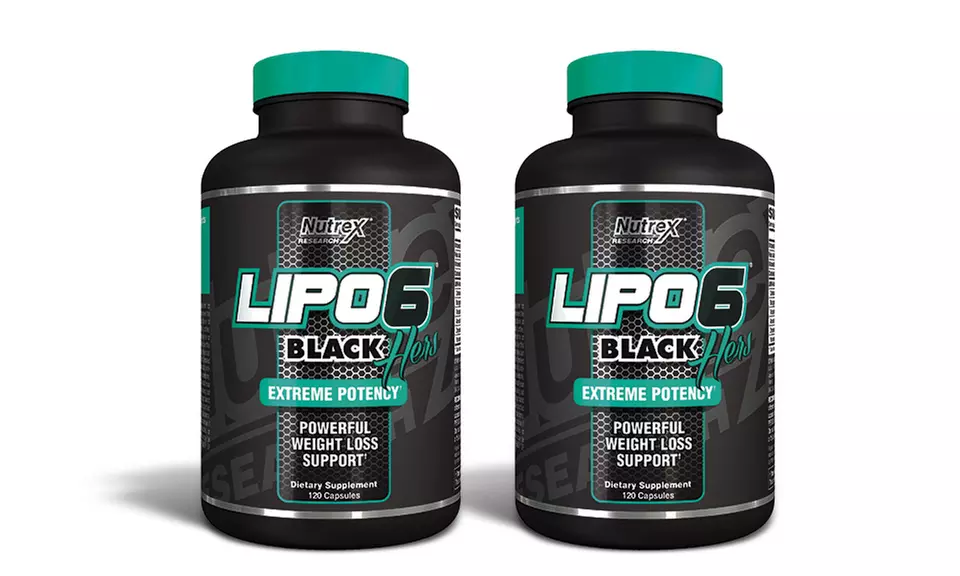 Nutrex Research Lipo-6 Black Hers Weight-Loss Supplements (120-Count Bottles; 2-Pack) - Primary Image