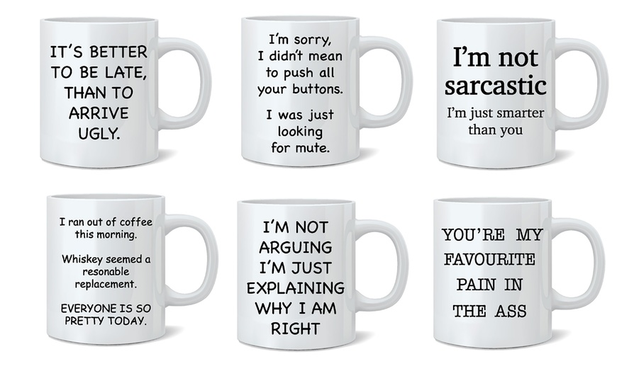 Image 1: Novelty Quotes Mug