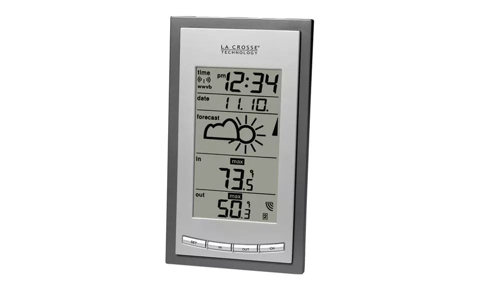 Lacrosse Technology Wireless Weather-Forecast Station (WS-9077U-IT-CBP). Free Returns. - Primary Image