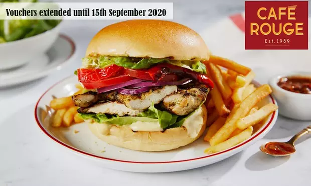 Two- or Three-Course Meal for Two at Café Rouge, Nationwide - Primary Image