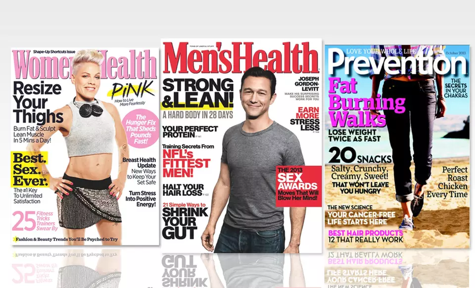 1- or 2-Year Health and Fitness Magazine Subscriptions (Up to 53% Off). Multiple Titles Available. Free Shipping. - Primary Image