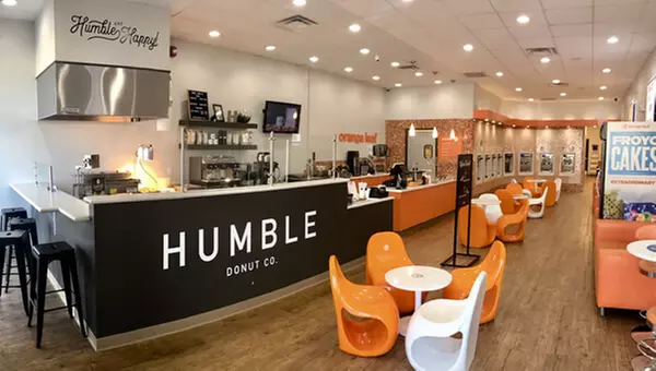 Mini Donuts or Frozen Yogurt at Orange Leaf and Humble Donut (Up to 47% Off). Five Options Available. - Second Medium