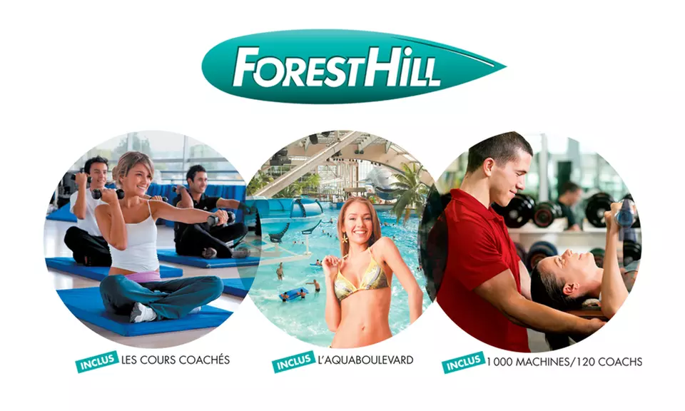 Accès illimité aux clubs Forest Hill