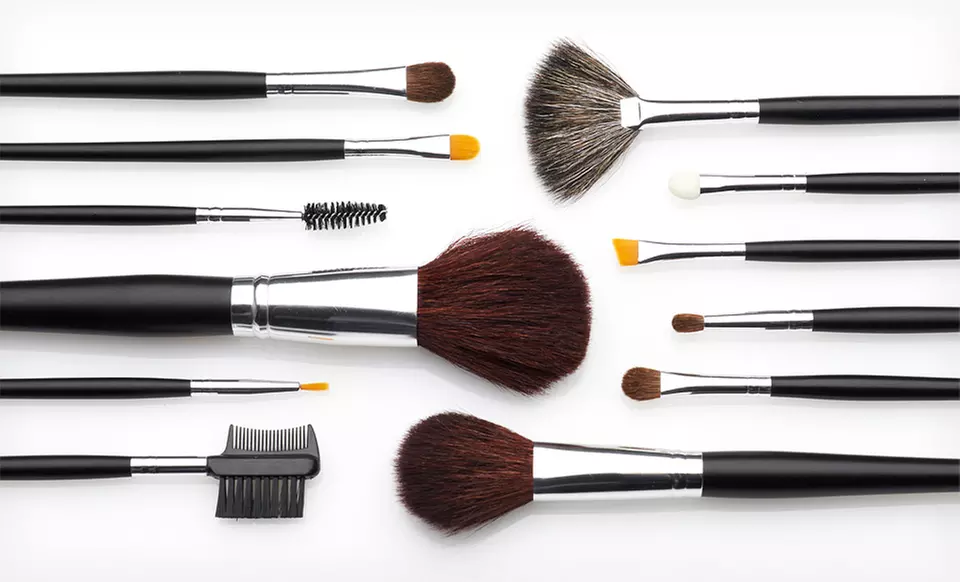 $14.99 for a Beauté Basics 12-Piece Makeup-Brush Set ($69.95 List Price). Free Returns - Primary Image