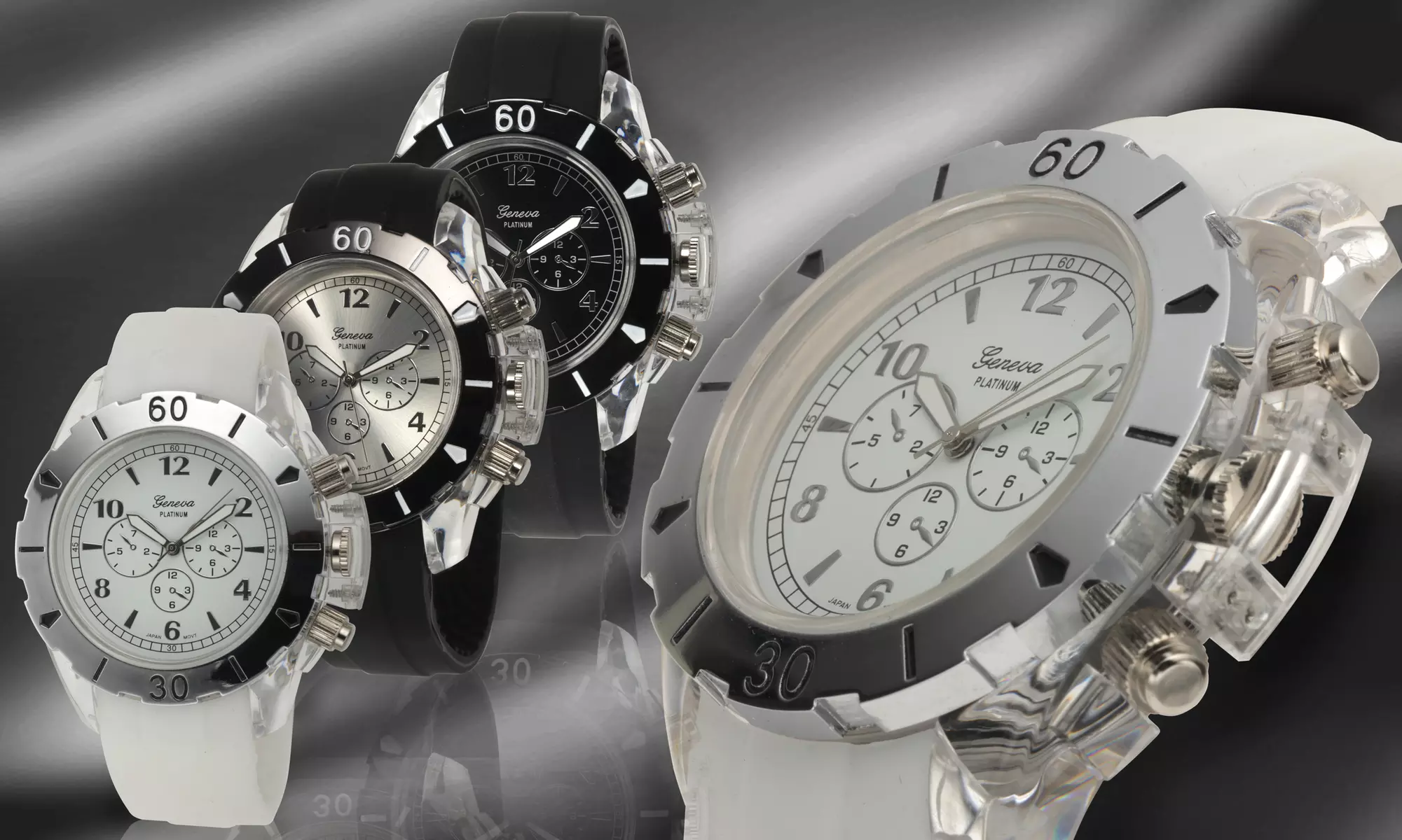 Geneva Platinum Men's Clarion Collection Watches - Primary Image