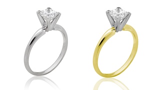 1.00, 1.50, or 2.00 CTTW Certified 3-Stone Diamond Ring in 14K Gold