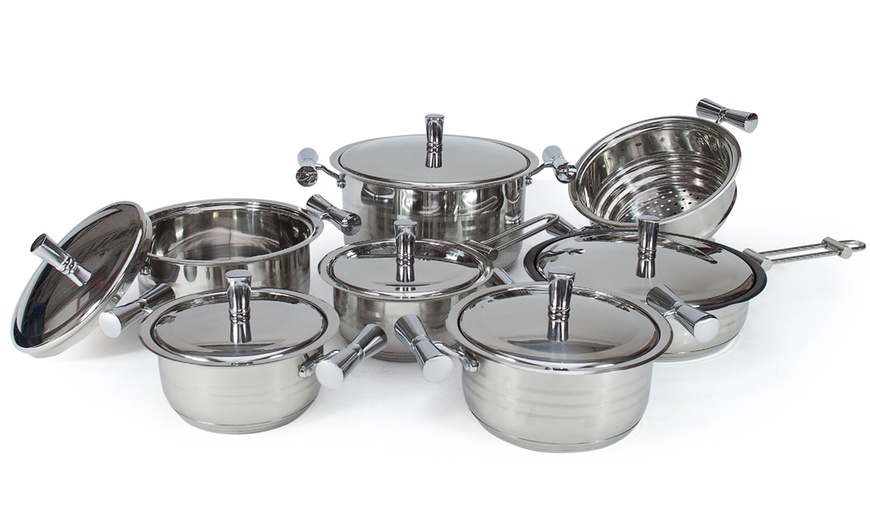 Image 2: 13-Piece Cookware Set