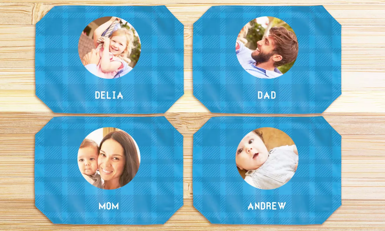 One, Two, or Four Custom Placemats from Collage.com (Up to 75% Off) - Primary Image