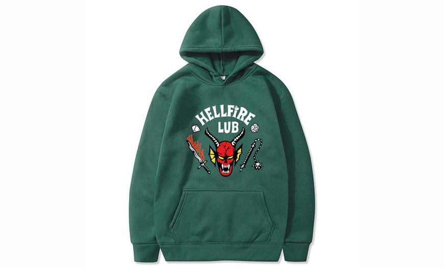 Image 6: Stranger Things Hellfire Club Hoodie