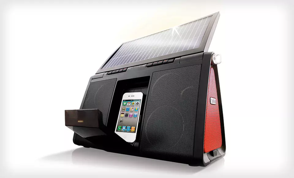 $129 for an Eton Soulra XL Solar-Powered Sound System for iPod and iPhone ($250 List Price). Free Shipping and Returns. - Primary Image