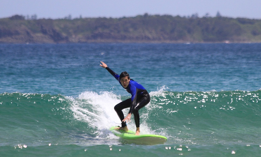 Image 1: Surf's Up! 2-Hour Surf Lesson