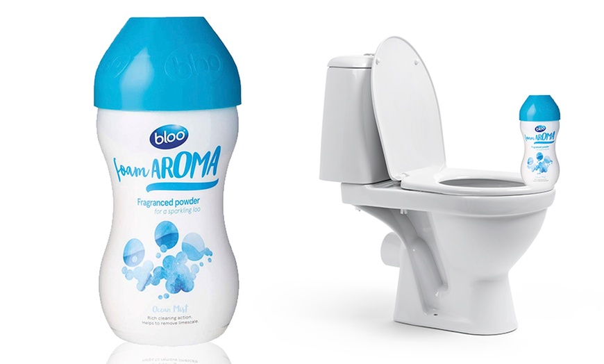 Image 2: Two or Six Bloo Foam Aroma Toilet Cleaners Ocean Mint Powder 500g
