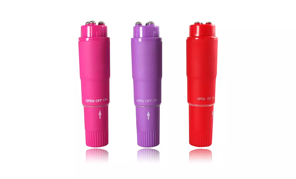 Body Pleasures Pocket Rocket Vibrator in Hot Pink, Purple, or Red - Primary Image