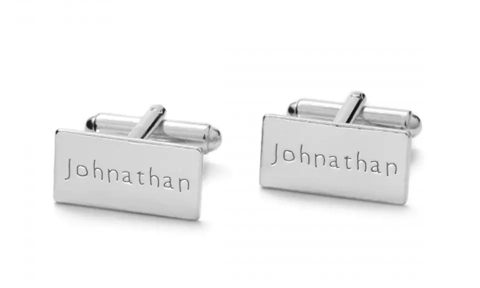 Custom Cufflinks in Sterling Silver from Silvexcraft - Primary Image