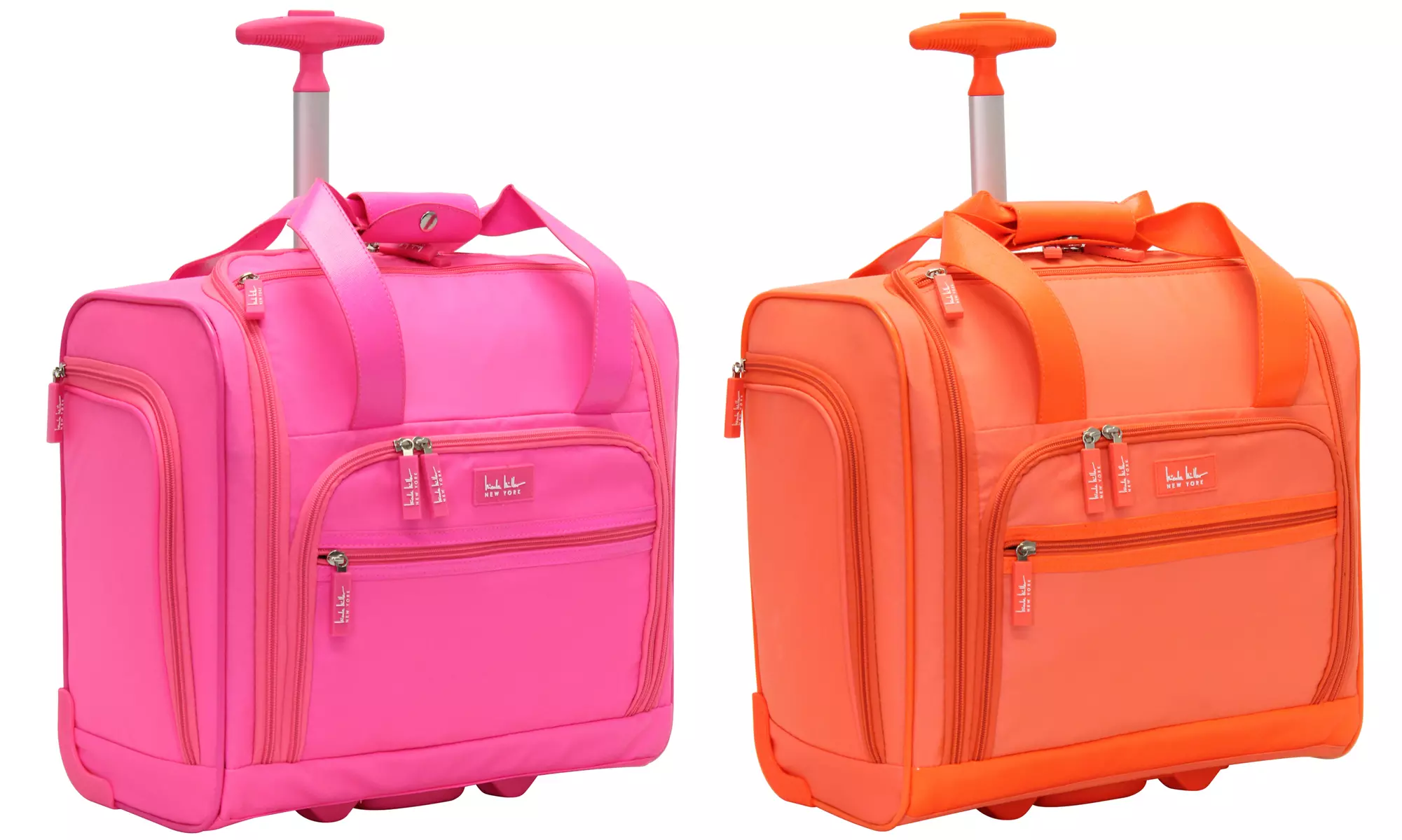 Nicole Miller Nelly Rolling Under-Seat Luggage - Primary Image