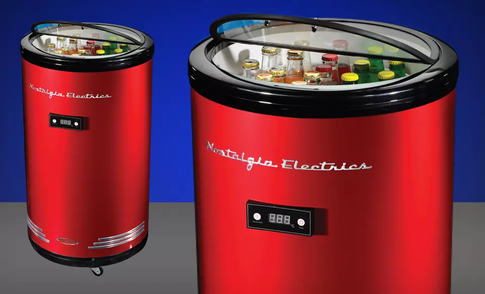 Nostalgia Electrics Retro 70-Can Party Refrigerator - Primary Image