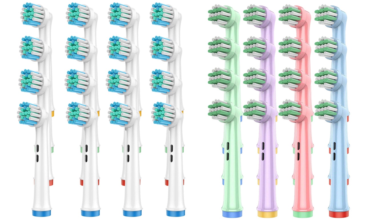 Têtes de brosse à dents de rechange, compatibles avec Braun Oral-B
