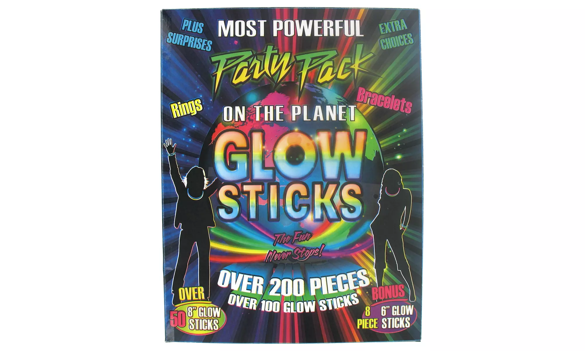Glow Stick Party Pack (200-Piece) - Primary Image