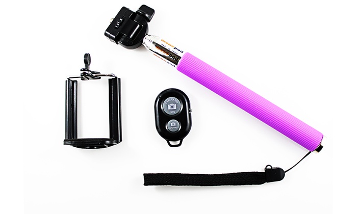 fotonica selfie stick with inbuilt bluetooth